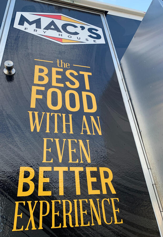 Mac&#39;s Truck Back Door